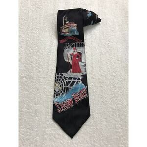 American Film Classics Showboat Vintage Mens Novelty Tie Necktie 100% Silk